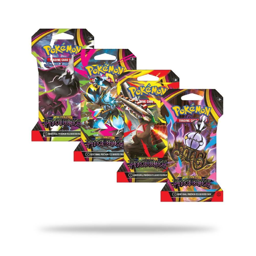 Sleeved booster Pitch Black