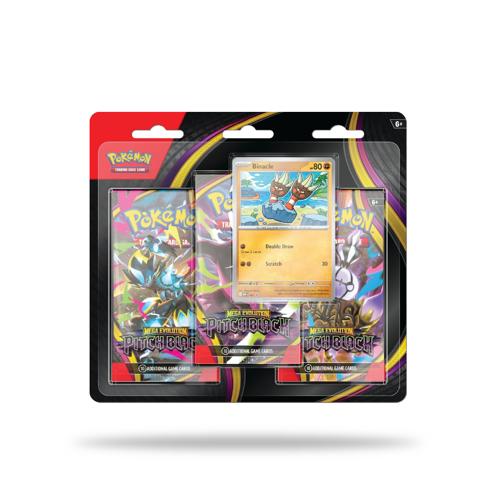 3 Booster Blister Pitch Black